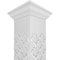 Ekena Millwork Craftsman Classic Square Non-Tapered Medium Marrakesh Fretwork Column w/ Crown Capital & Crown Base CC1009ENMKMCRCR - alternate 3